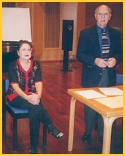 Madeleine and Allen Forte at Oslo Conservatory of Music